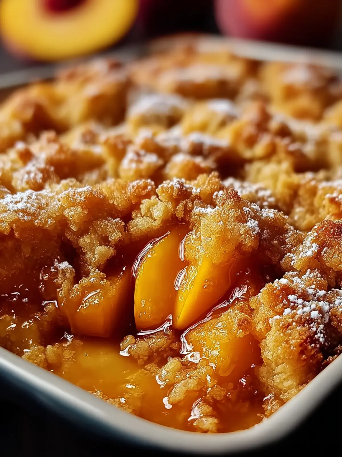 Southern Peach Cobbler: A Warm, Buttery Delight First Image