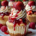 Strawberry Cheesecake Cupcakes – Easy and Delicious Dessert First Image