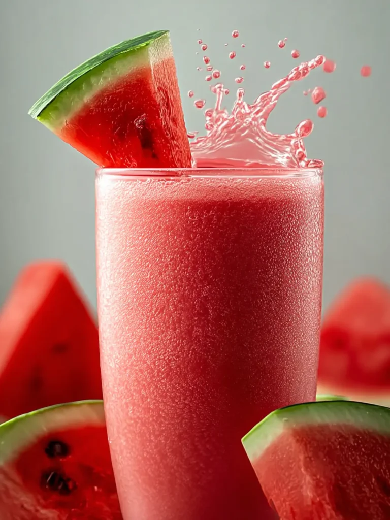 Watermelon Smoothie: Refreshingly Sweet Summer Bliss First Image